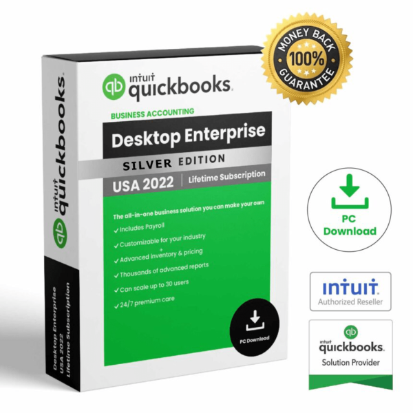 Quickbooks Desktop Enterprise silver 2022