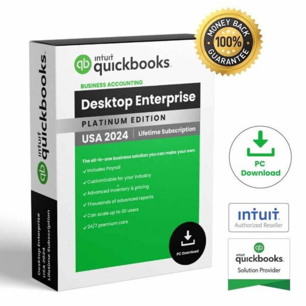 Quickbooks Desktop Enterprise Platinum 2024