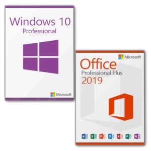 Windows 10 Professional + Microsoft Office 2019