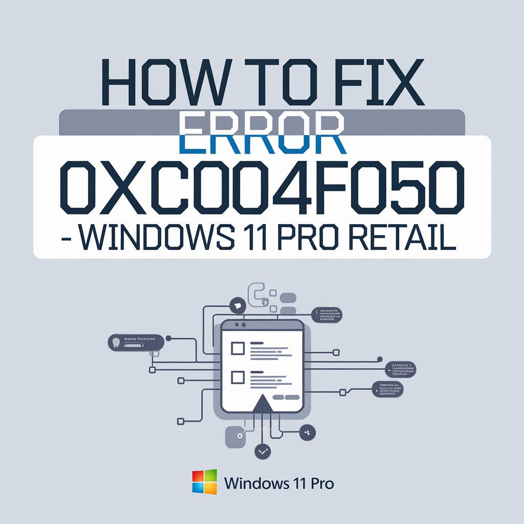 How to fix error 0xc004f050 on Windows 11 Pro Retail