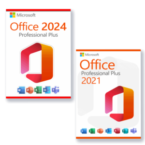 Microsoft Office 2024 Standard + Microsoft Office 2021 Professional Plus license for 3 devices